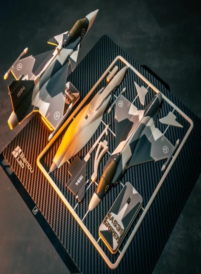 مجموعة مكعبات ثلاثية الأبعاد لطائرة JAS39 GRIPEN، مجموعة أحجية معدنية ثلاثية الأبعاد لطائرة JAS39 GRIPEN، نموذج طائرة مقاتلة نفاثة، للأعمار من 14 سنة فما فوق - Image 2